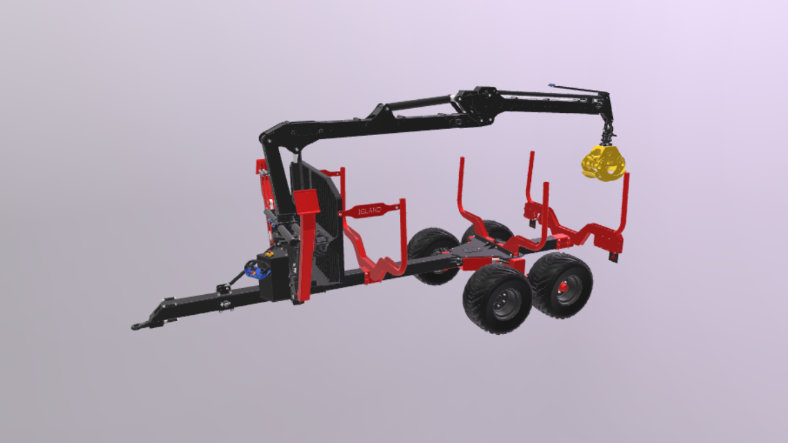 pic_Tømmerhenger 580, swingtrac, 13 t, registrerbar