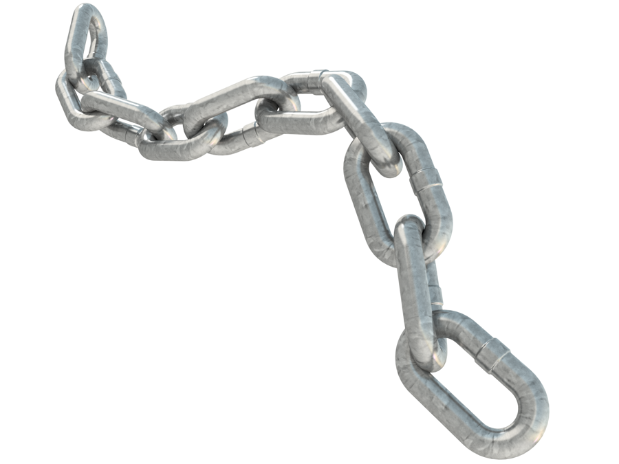 pic_Alloy midlink chain G64 galvanized__ML Kjetting Varmgalv