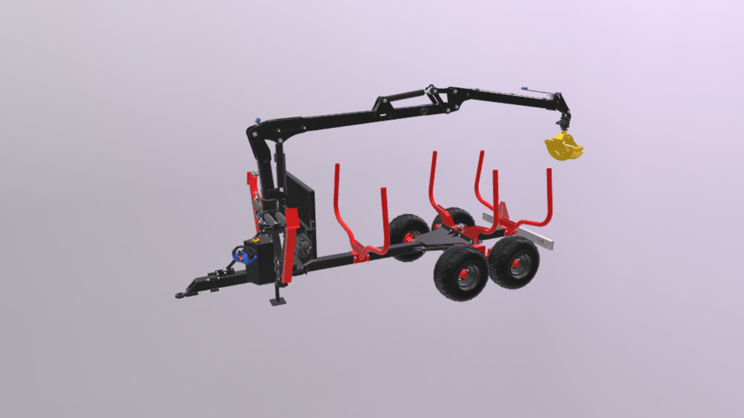 pic_Tømmerhenger 380, swingtrac, 9 t, registrerbar