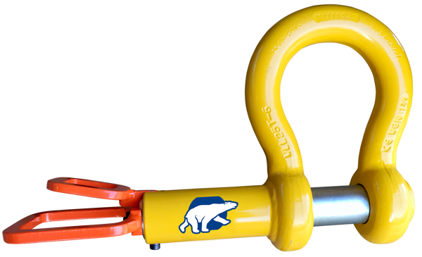 bilde_TWIST Lock Shackle.Yellow 2